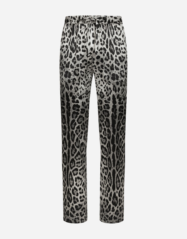 Dolce & Gabbana Leopard-print satin pants Print GVRMATIS1WT