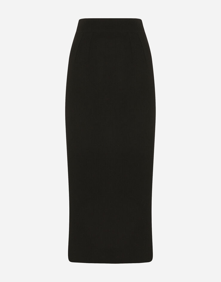 Virgin wool pencil skirt in Black for | Dolce&Gabbana® US