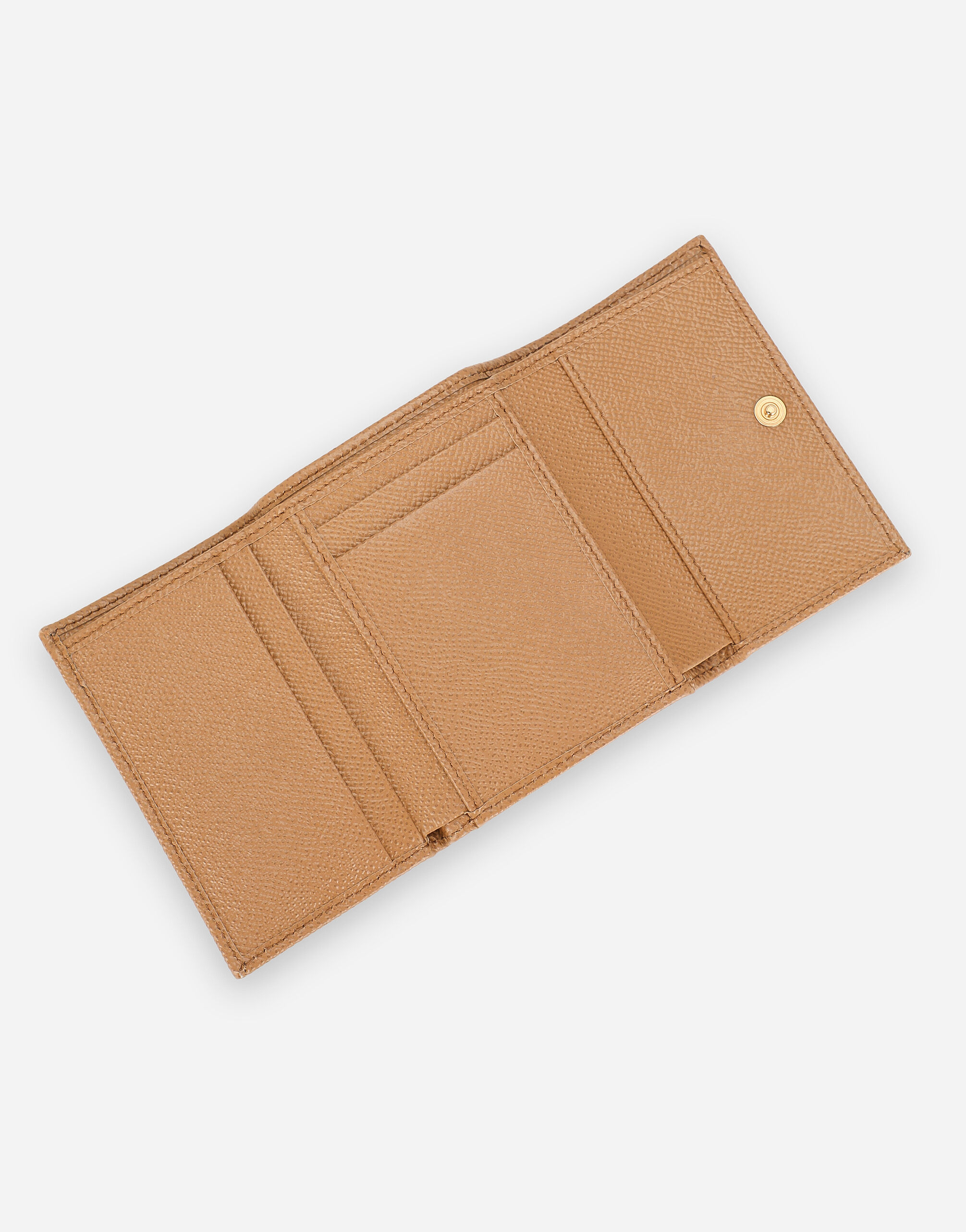 Dauphine calfskin French-flap wallet