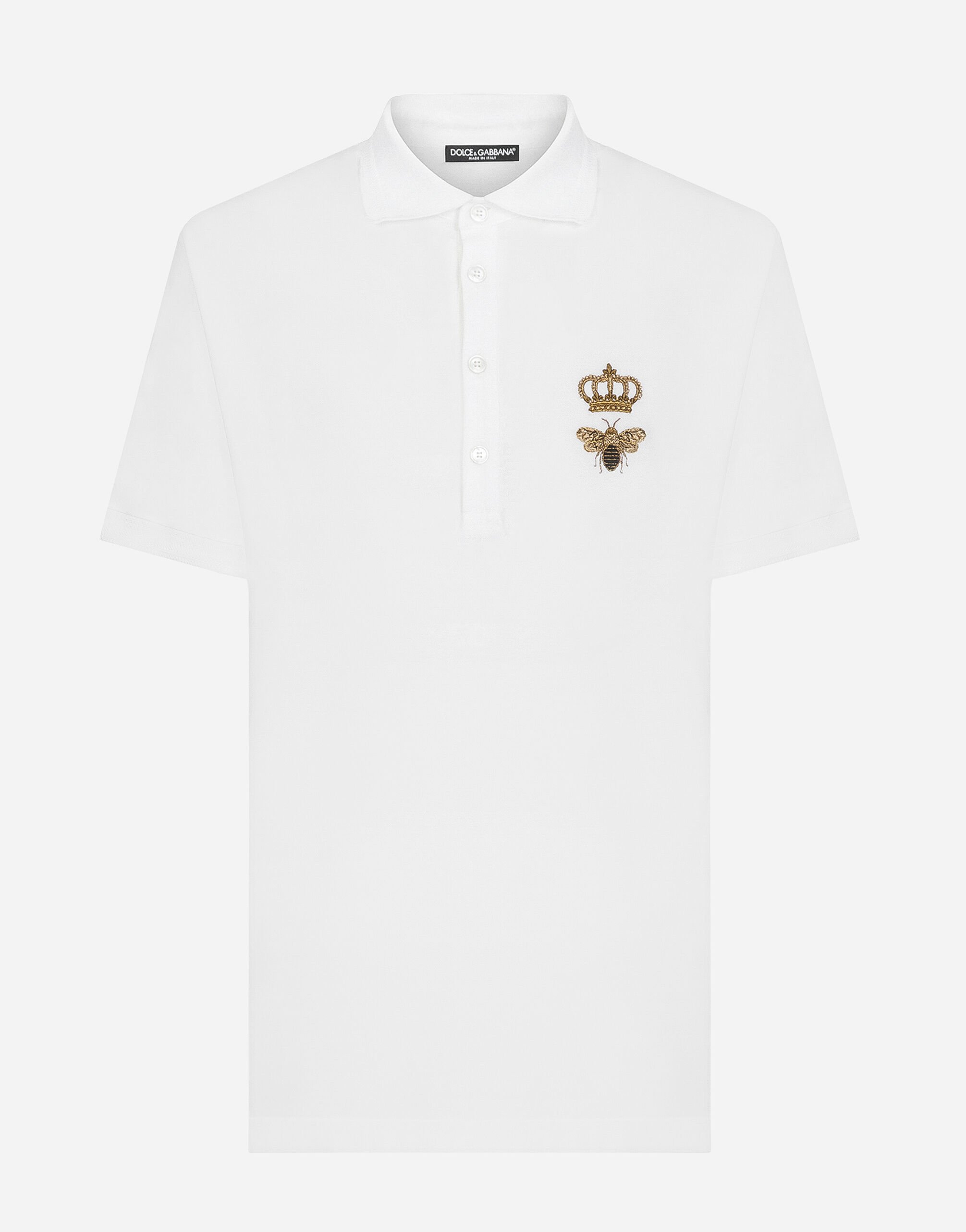 ${brand} Cotton piqué polo-shirt with embroidery ${colorDescription} ${masterID}