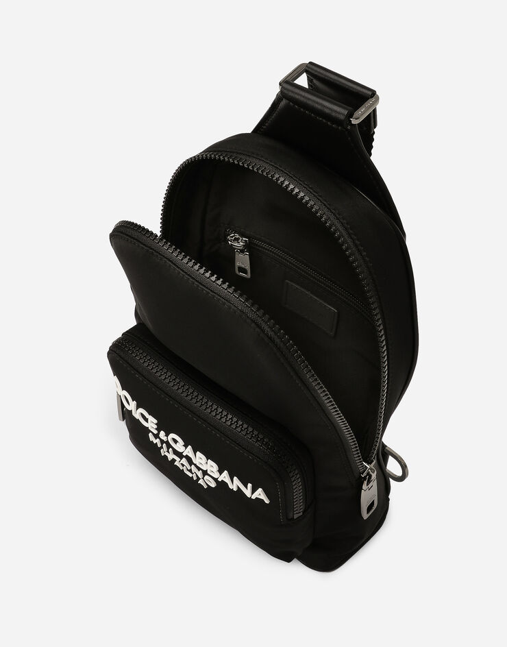 Dolce & Gabbana Nylon crossbody backpack Noir BM2295AG182