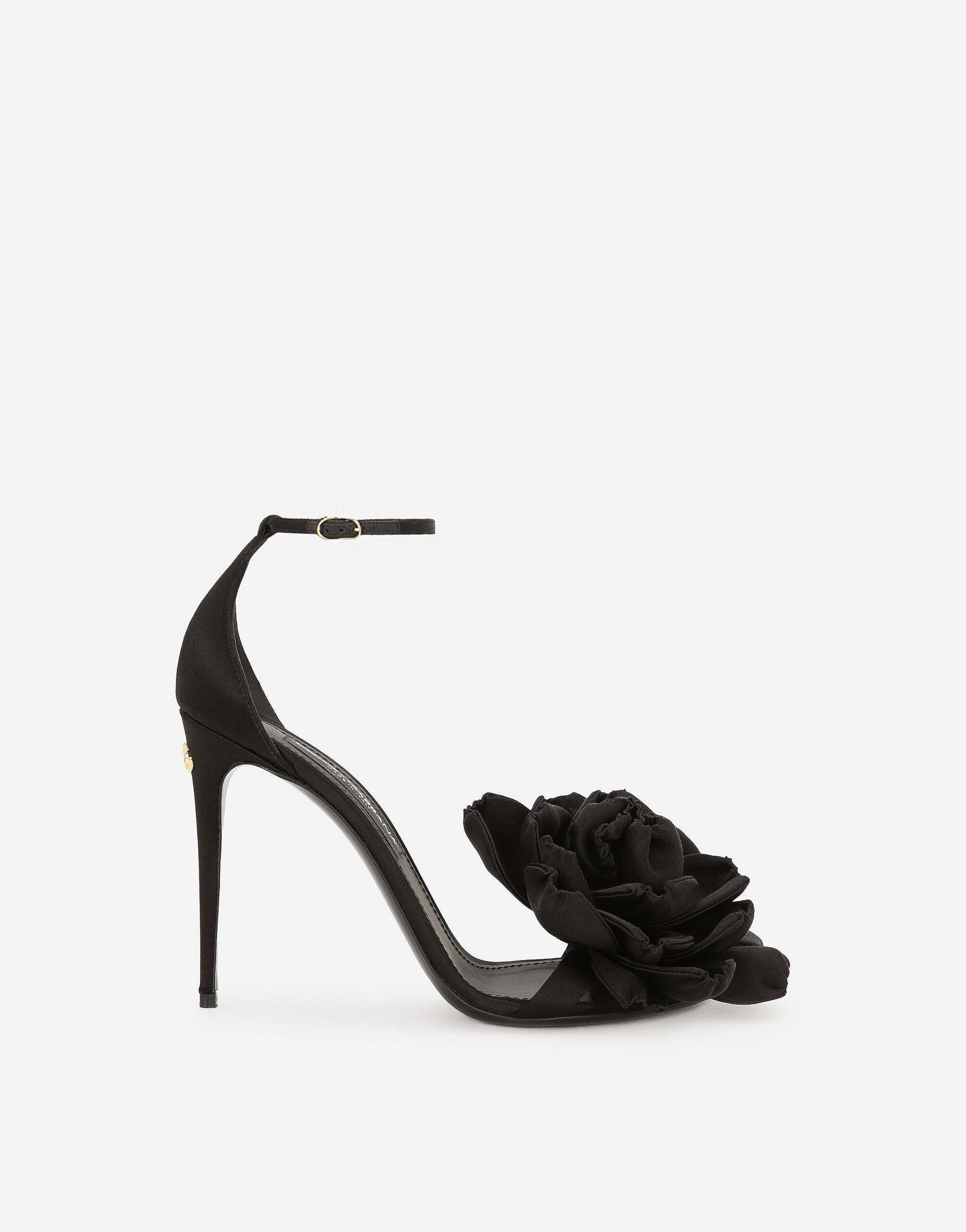 Dolce&Gabbana Satin sandals Black FTC17TFUBGB