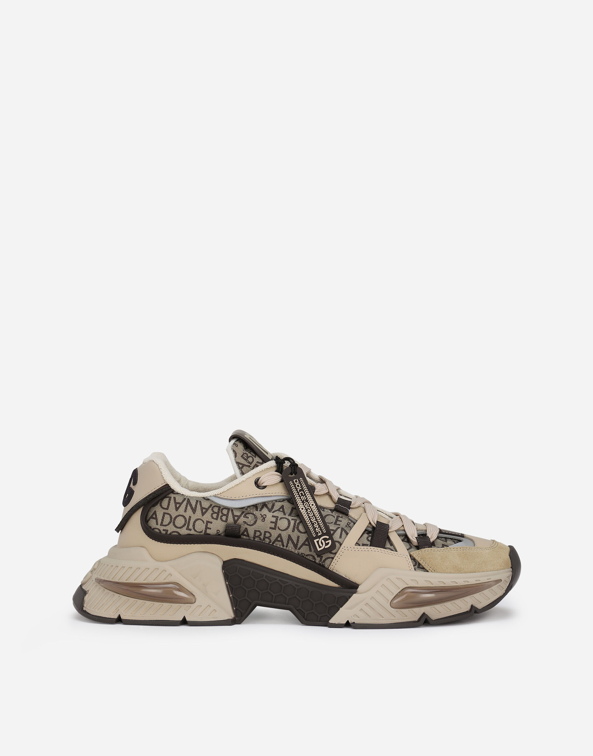 Nylon Airmaster sneakers in Beige for | Dolce&Gabbana® US