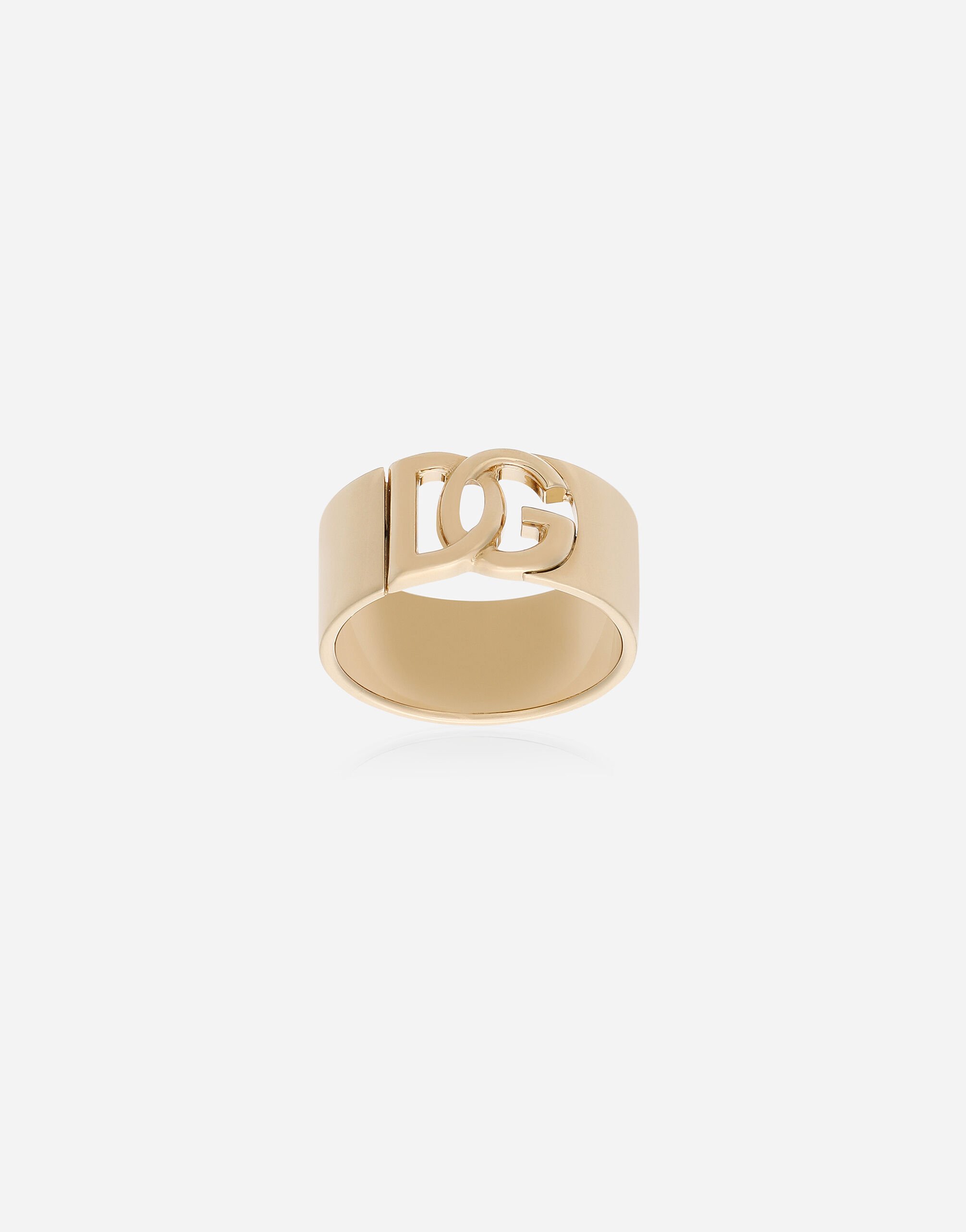 Dolce & Gabbana Ring with DG cut-out logo Multicolor G5LY0DG8LA5