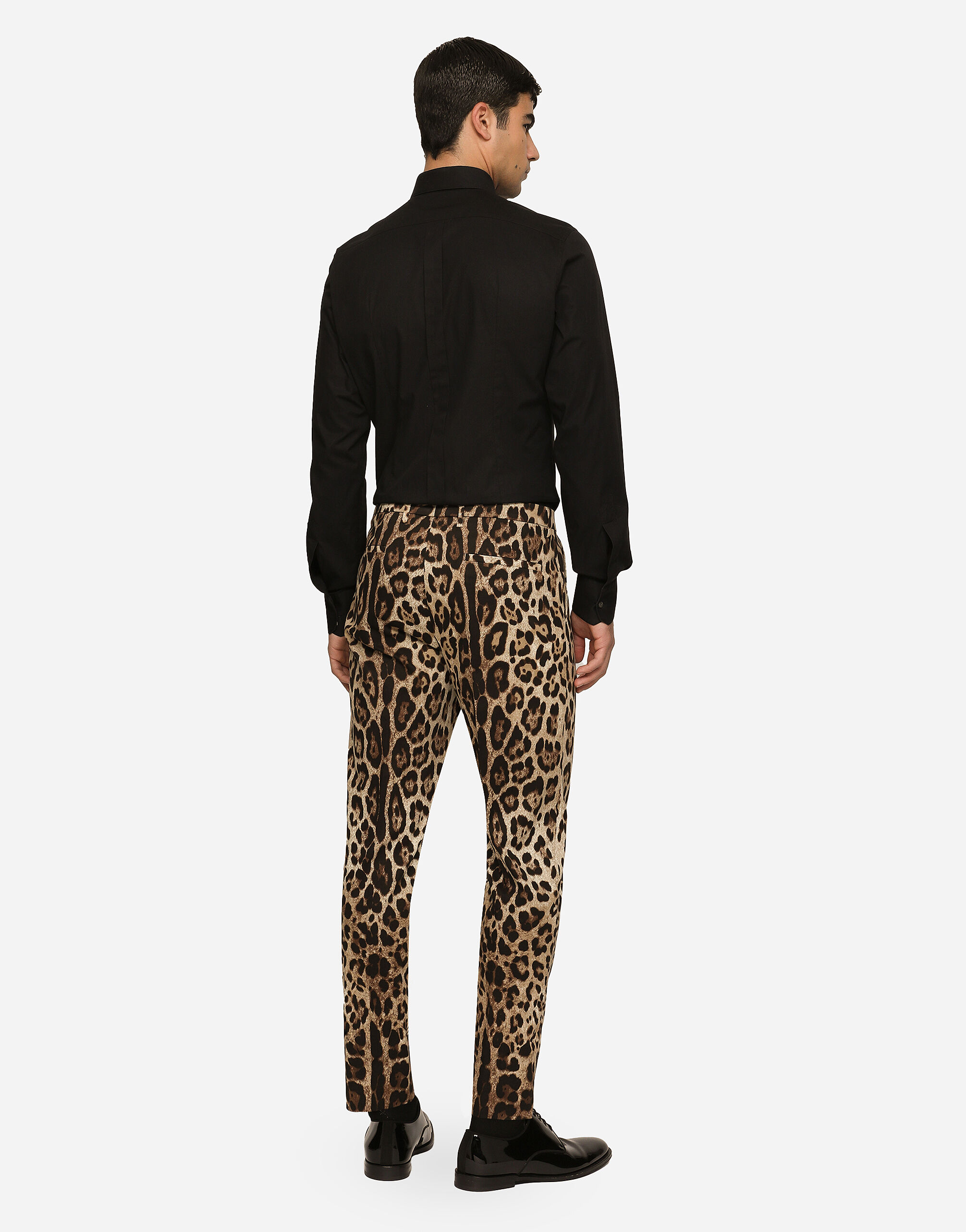 Mini Rodini | Velvet Leopard Print Flared Trousers | Dear Jude