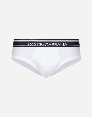 Dolce & Gabbana Bi-pack slip medio cotone bielastico Stampa G031TTHI1SV