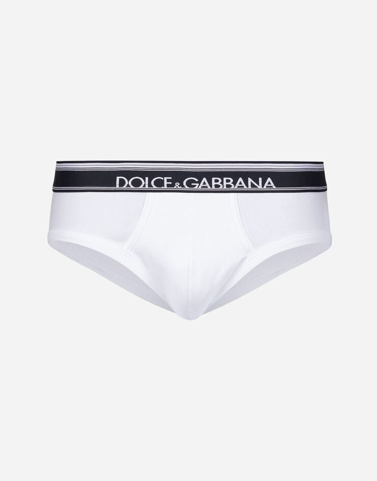 Dolce & Gabbana Mid-length two-way stretch cotton briefs two-pack Mehrfarbig M9D75JOUAIG
