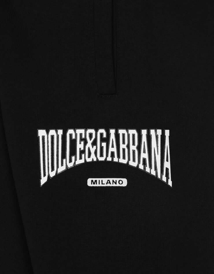 Dolce & Gabbana Pantalón de chándal de punto con logotipo Dolce&Gabbana Negro L4JPFEG7N1J