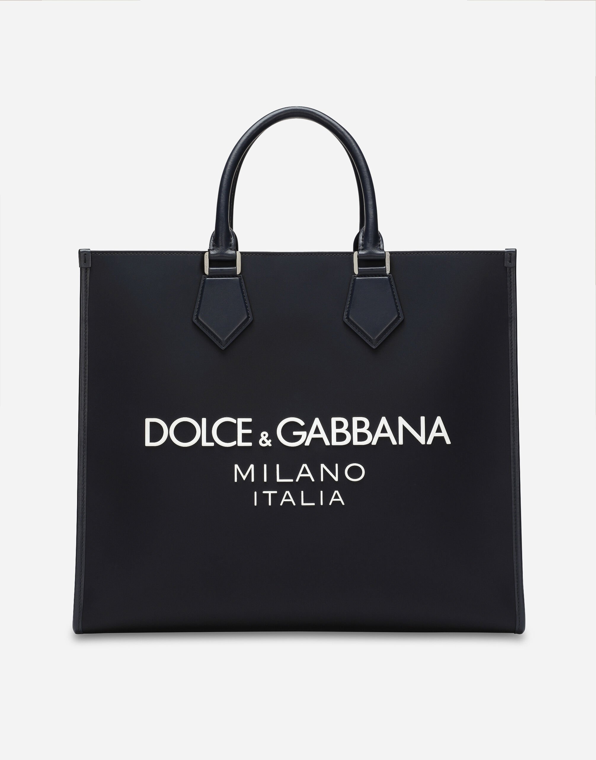 Dolce & Gabbana Bolso shopper grande de nailon Imprima BM2274AO667