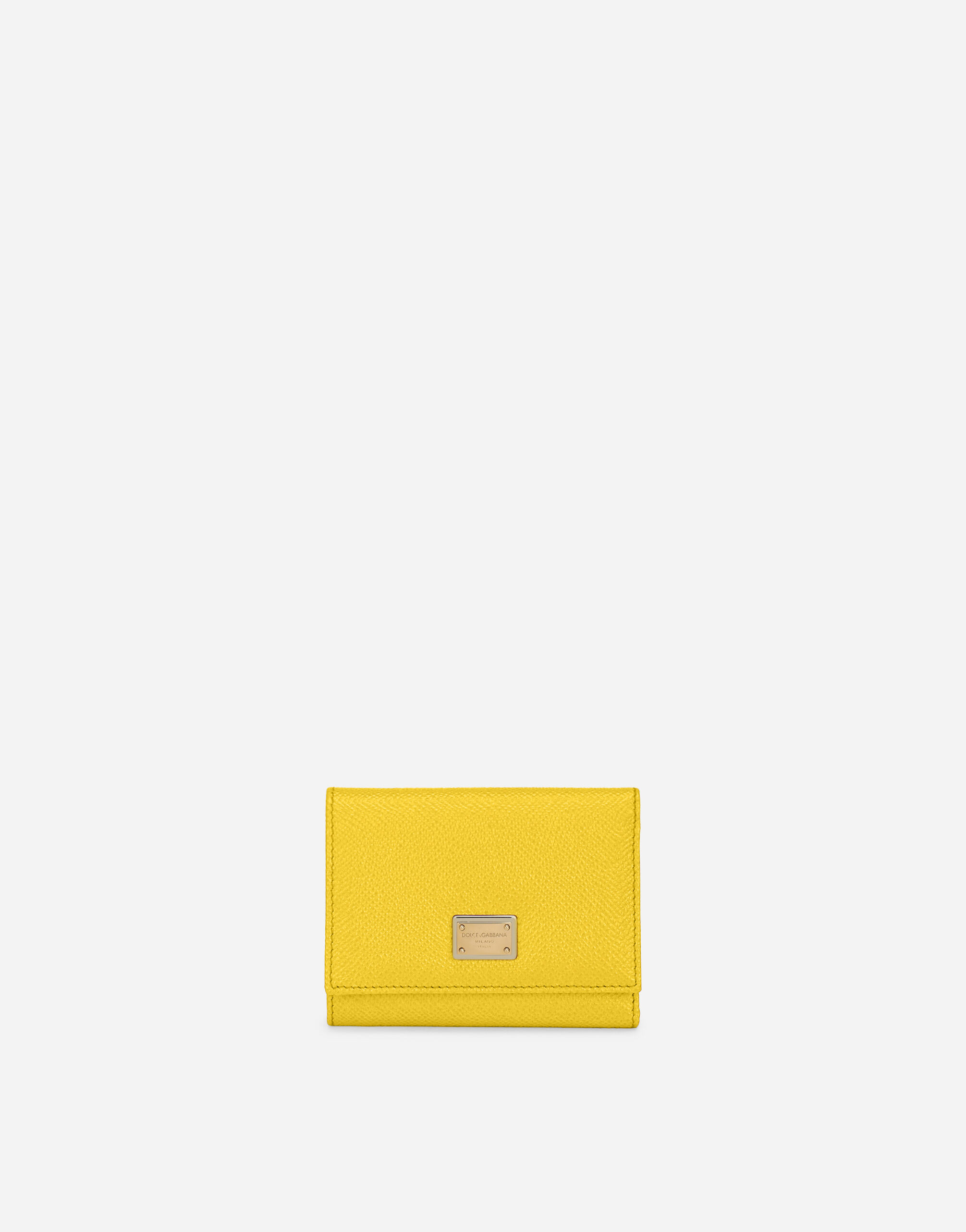 ${brand} Dauphine calfskin French-flap wallet ${colorDescription} ${masterID}