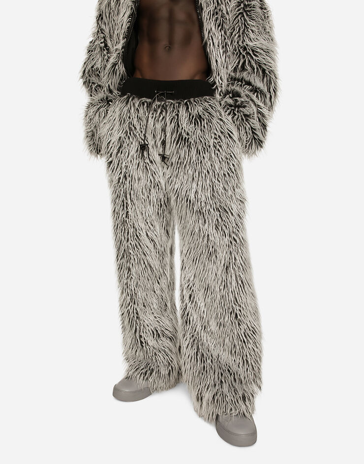 Faux fur jogging in US | Multicolor pants Dolce&Gabbana® for
