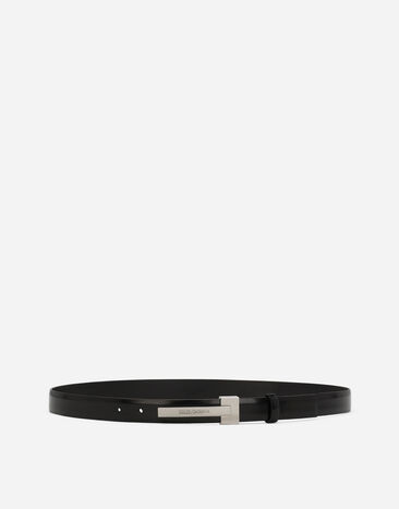 ${brand} Brushed calfskin belt ${colorDescription} ${masterID}