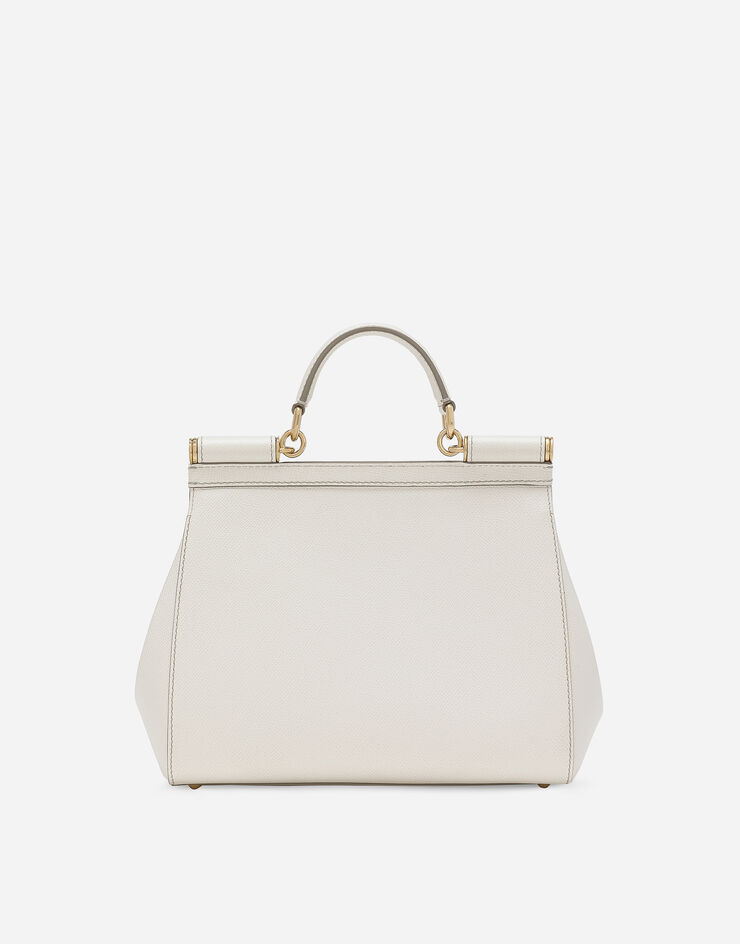 Large Sicily handbag in White for Women | Dolce&Gabbana®