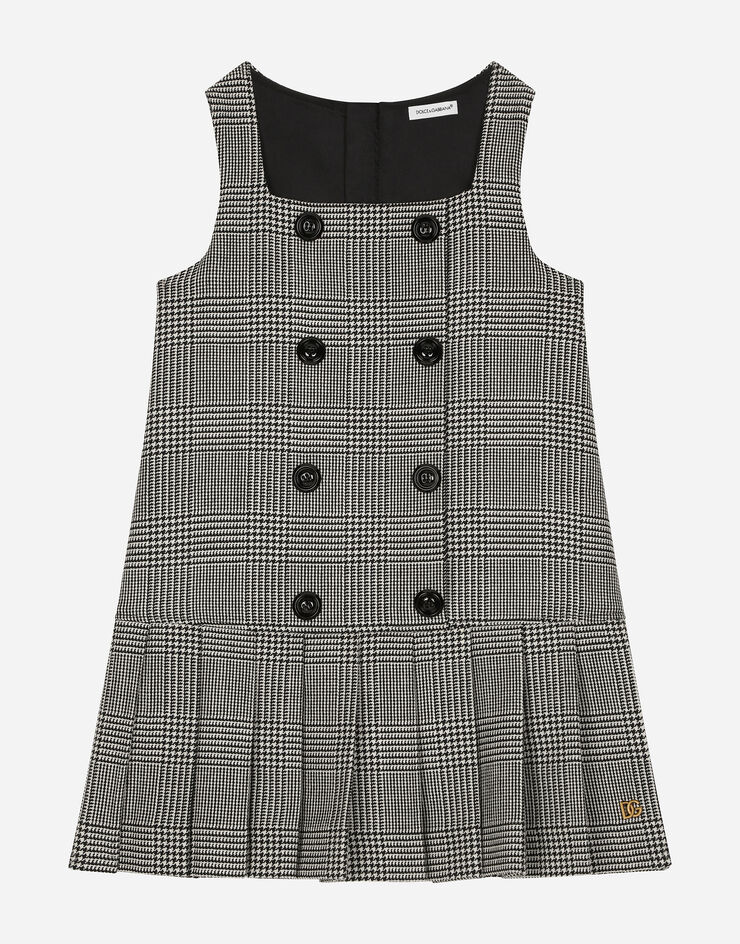 Dolce & Gabbana Wool glen plaid dress Multicolor L53DV8FQ2N2