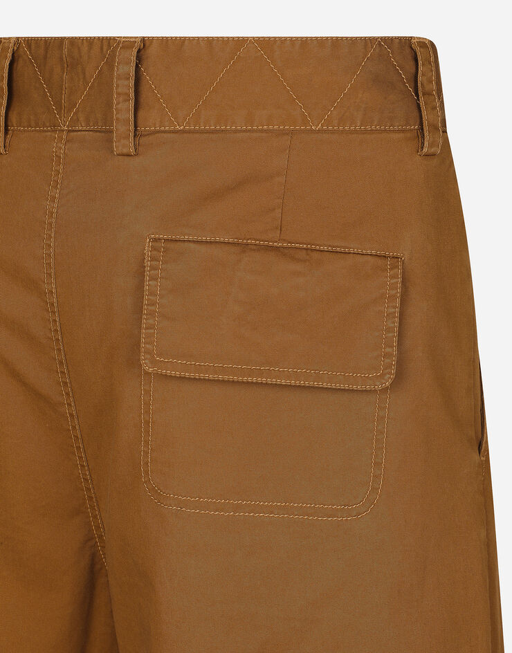 Dolce & Gabbana Pantalón cargo de gabardina Marrón GV4XHZFUFML