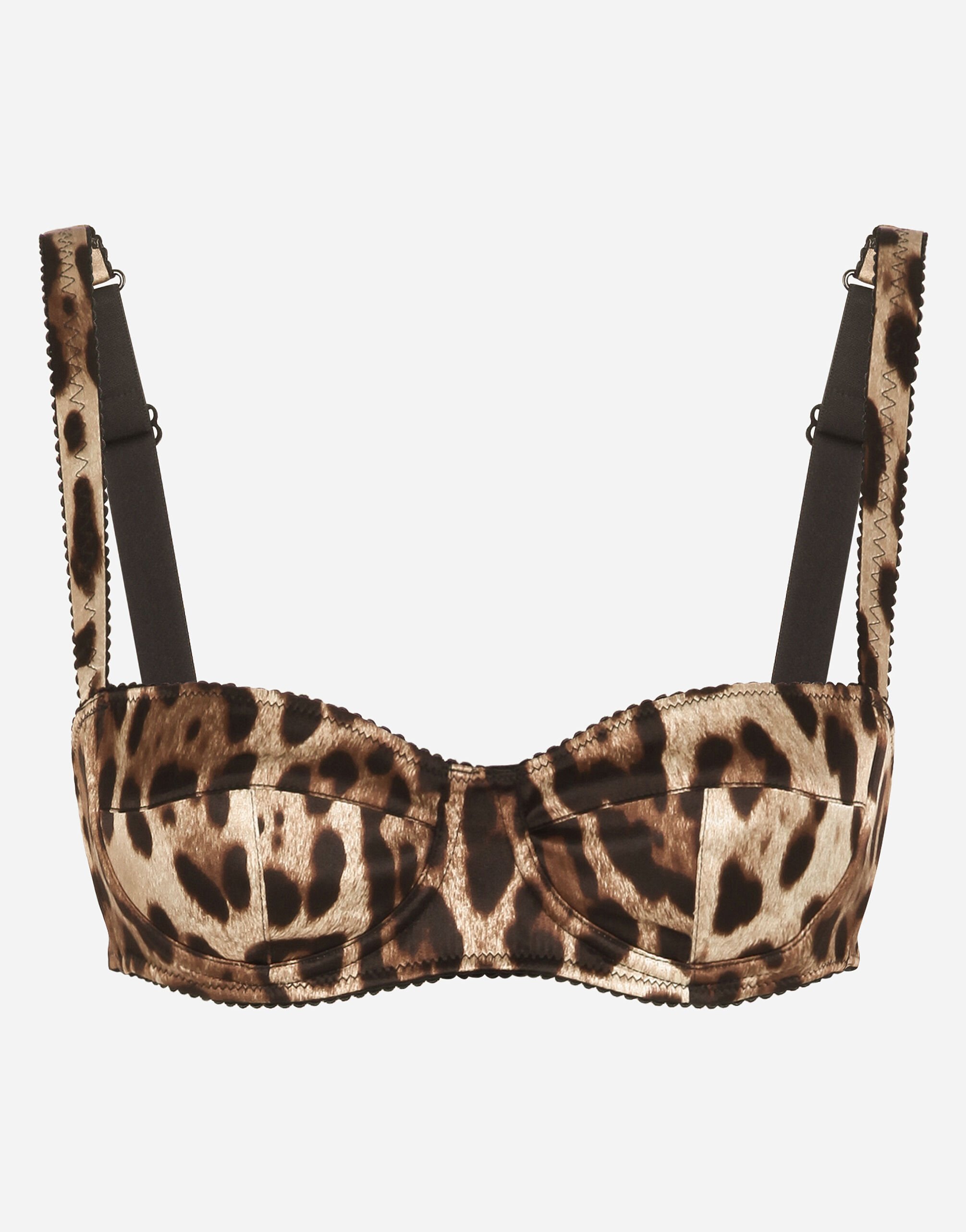 ${brand} Leopard-print satin balconette bra ${colorDescription} ${masterID}