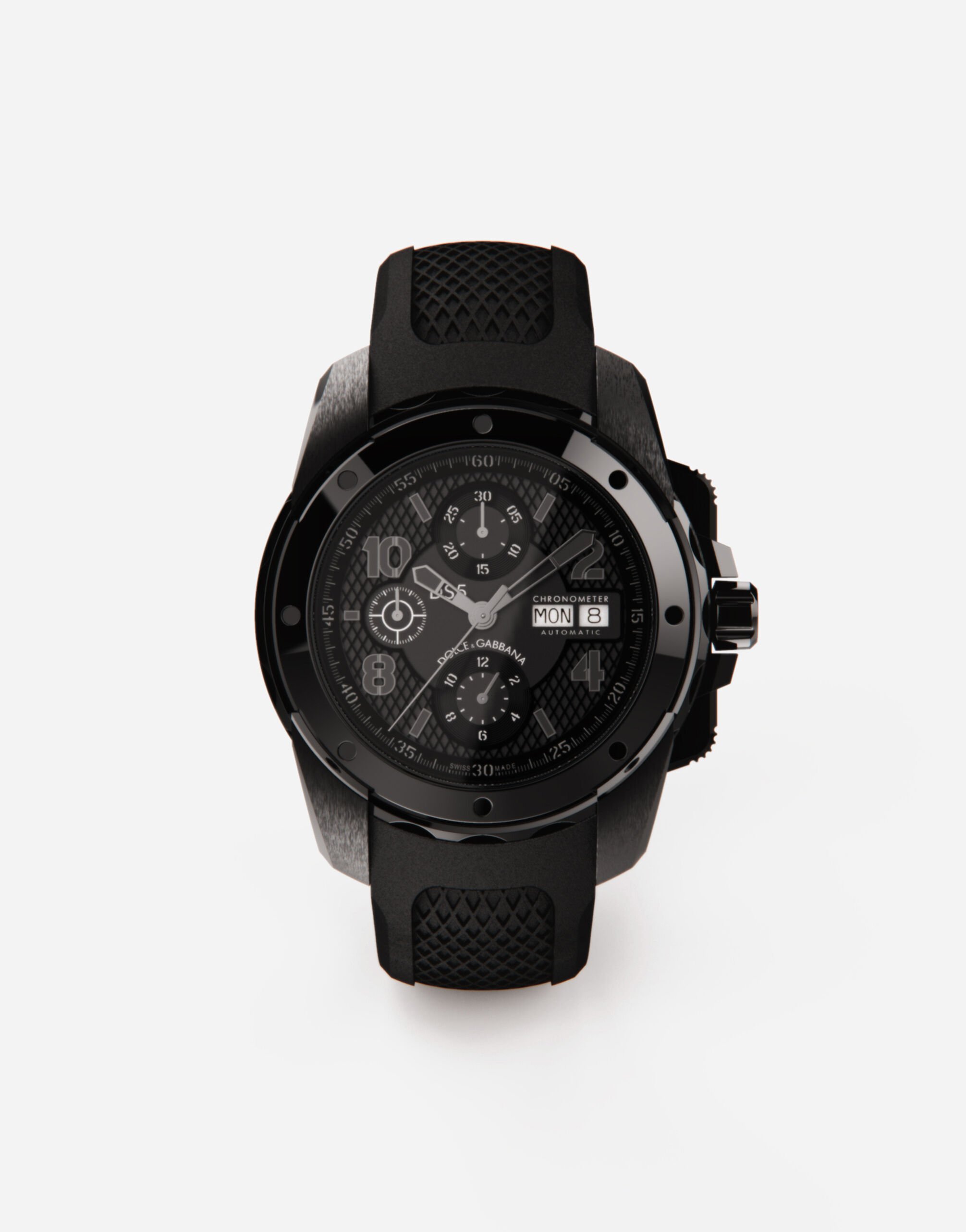 Dolce & Gabbana ساعة DS5 من الفولاذ بطلاء PVD أسود BP3287AG218