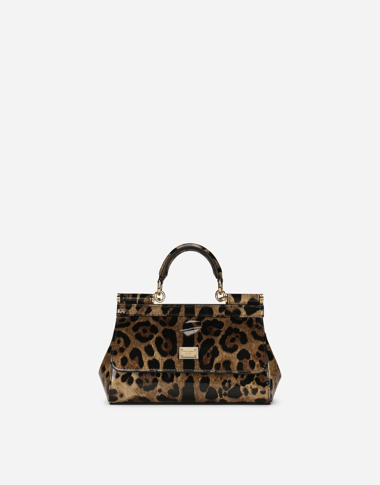 Dolce & Gabbana Backpack In Leopard Faux Fur in Brown