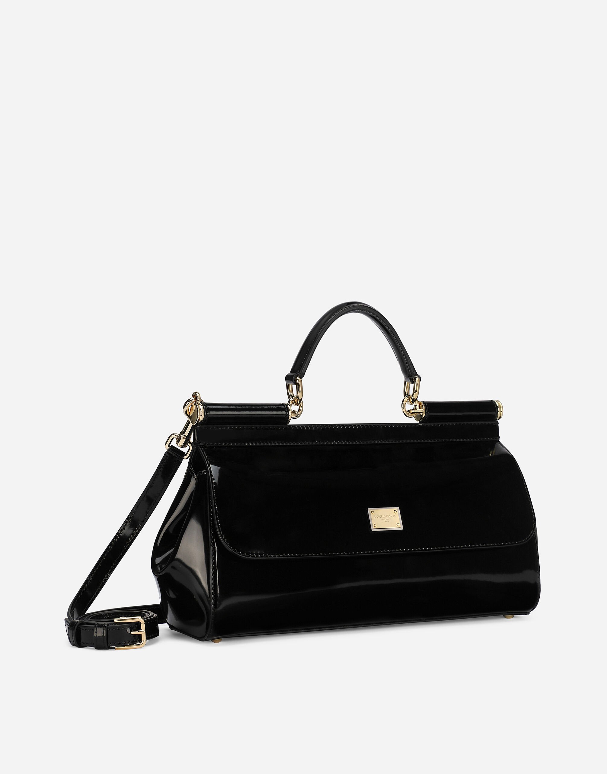 Dolce & Gabbana حقيبة يد Sicily عريضة أسود VG6186VN187