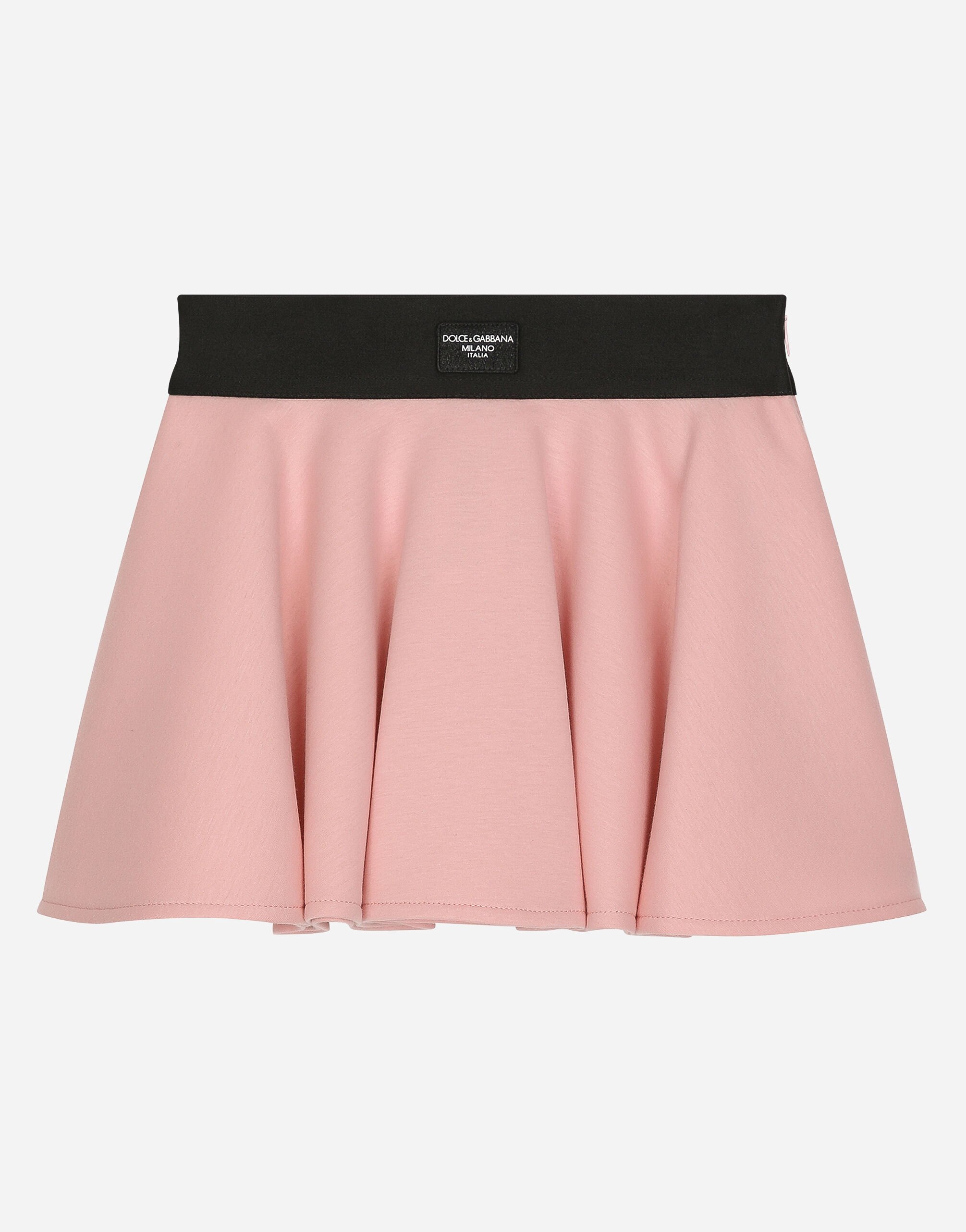 ${brand} Circle miniskirt with logo tag ${colorDescription} ${masterID}