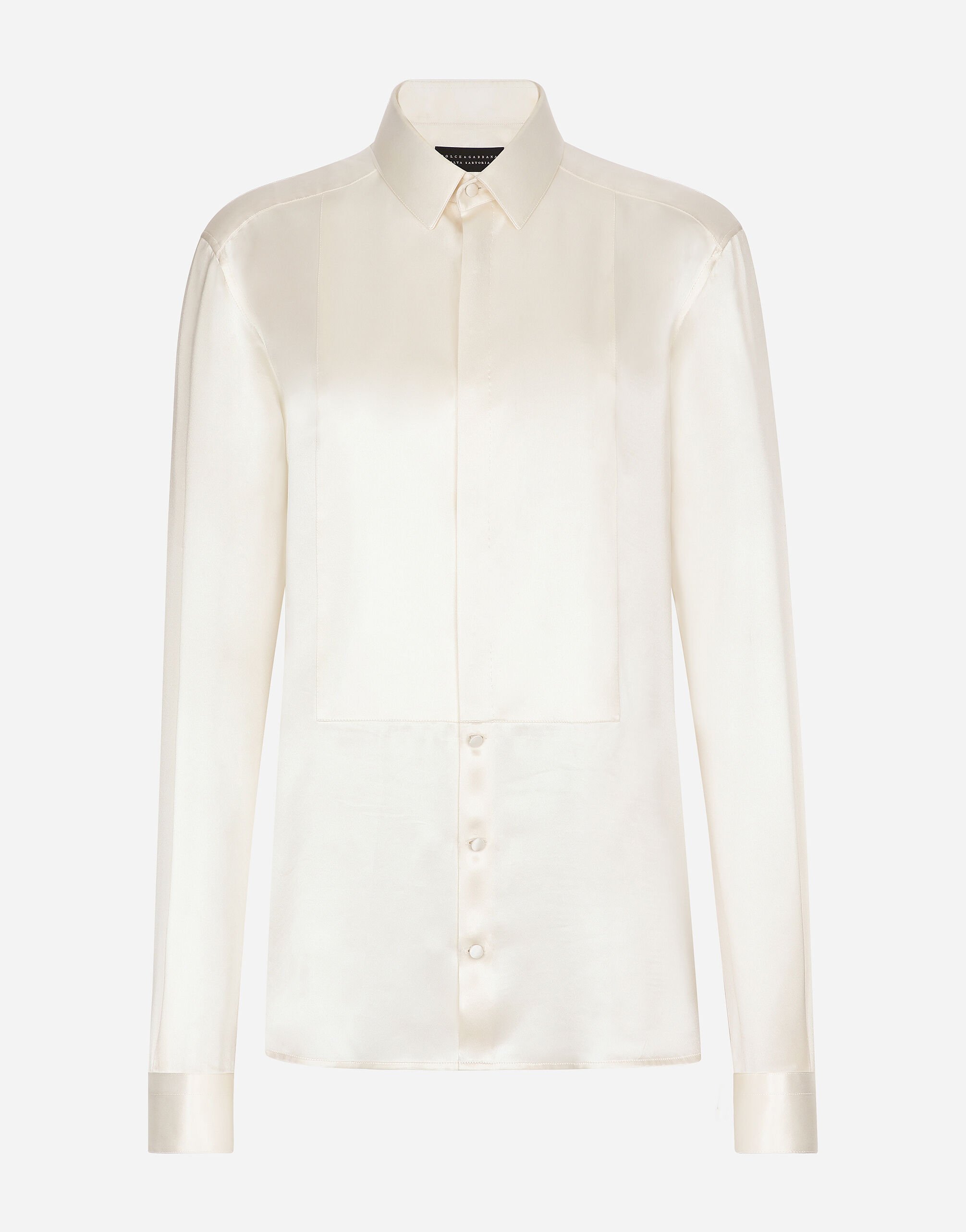 ${brand} Silk shirt with shirt front ${colorDescription} ${masterID}