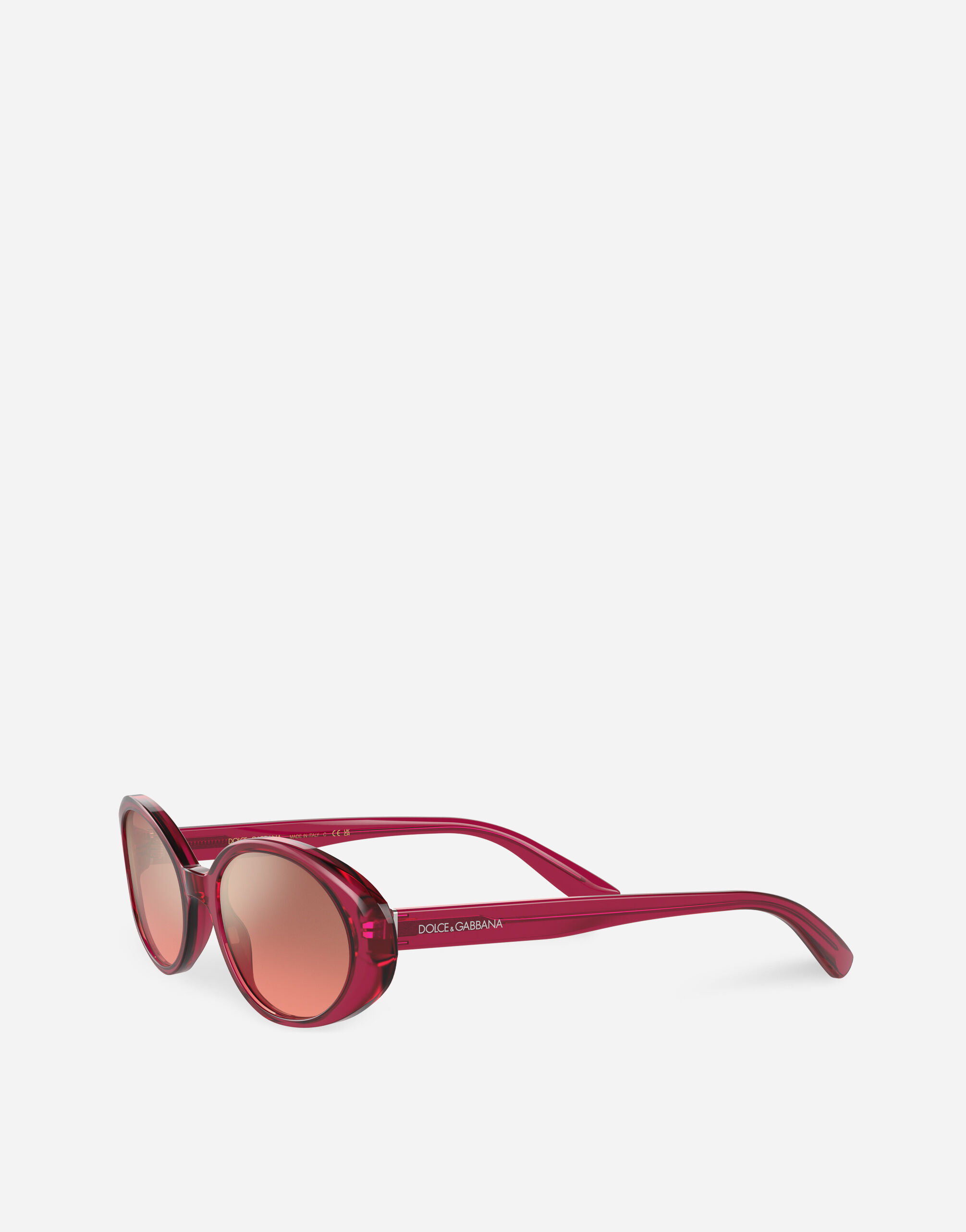 Re-Edition sunglasses in Fucsia opaline for | Dolce&Gabbana® US