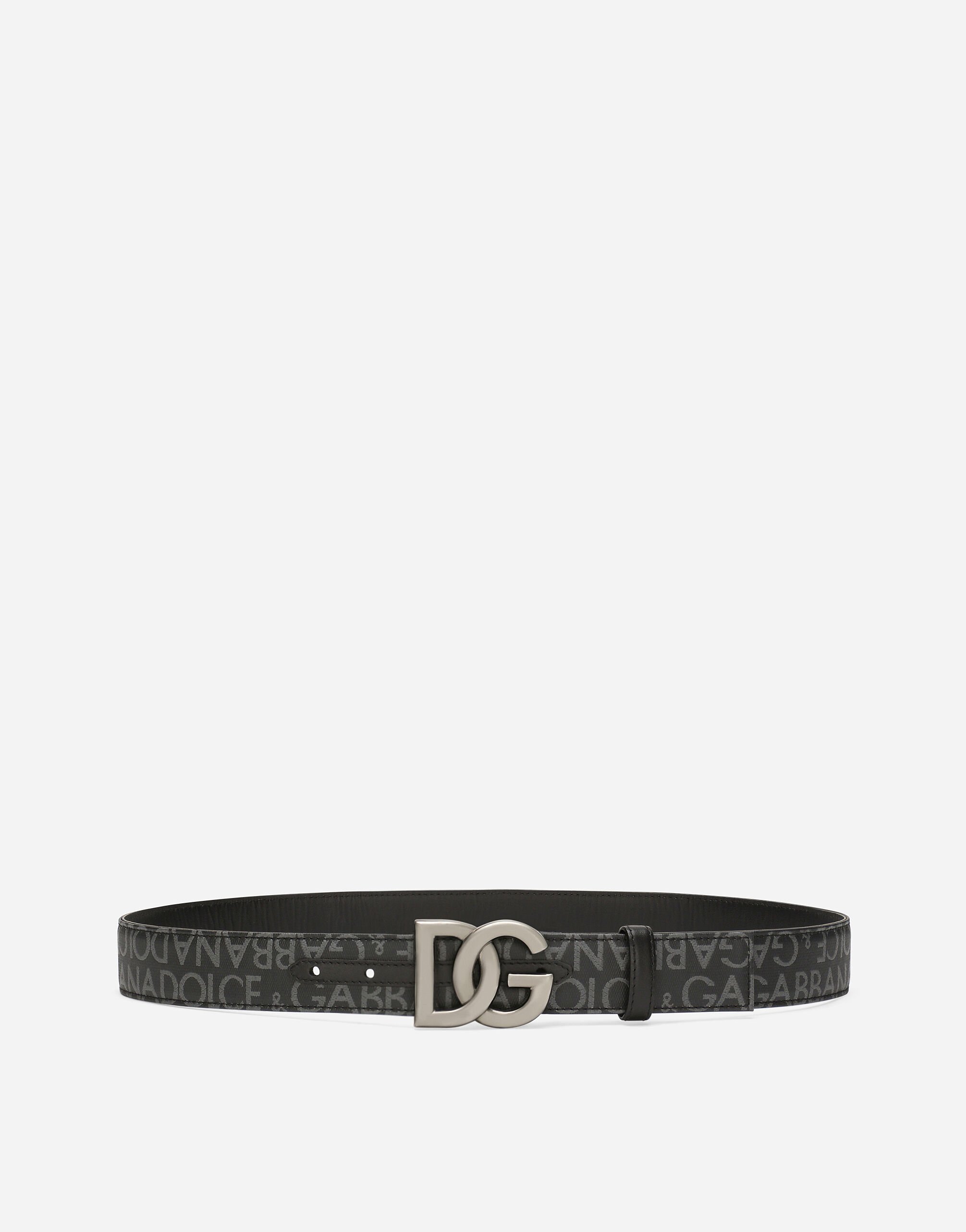 Dolce & Gabbana Cinturón con logotipo DG Plateado BC4804AO730