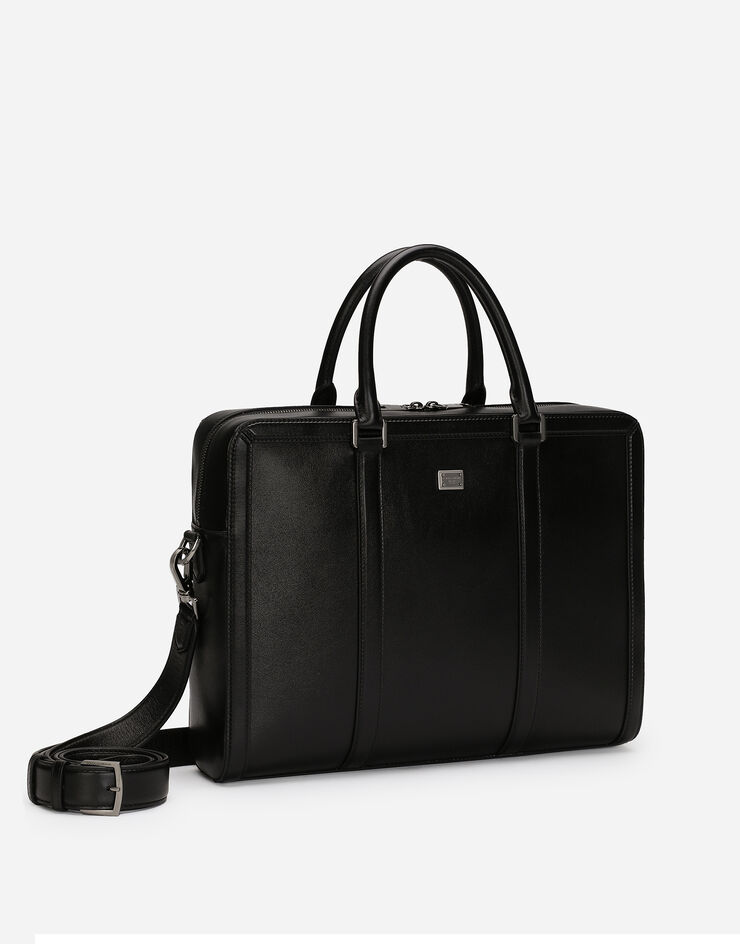 Dolce & Gabbana Calfskin briefcase Black BM2321AV956