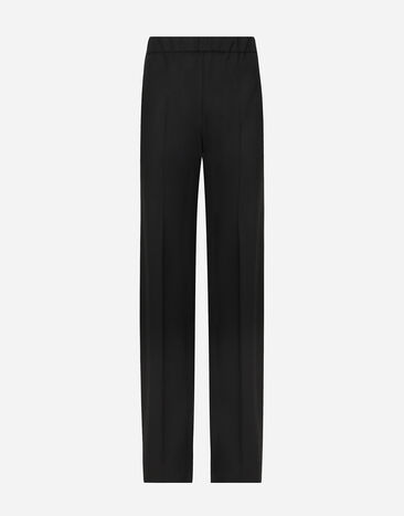 ${brand} Flared stretch wool twill pants ${colorDescription} ${masterID}