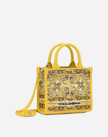 Dolce & Gabbana حقيبة تسوق صغيرة DG Daily أصفر BB7479AW050