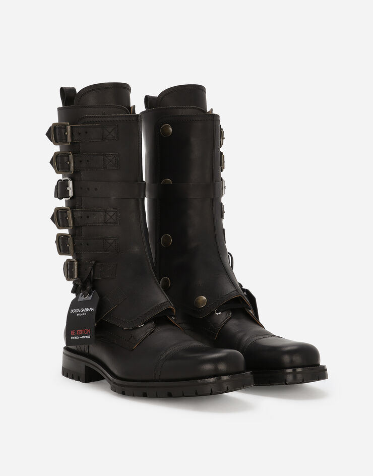 Dolce&Gabbana 鞍皮靴子 黑 A70138AO018