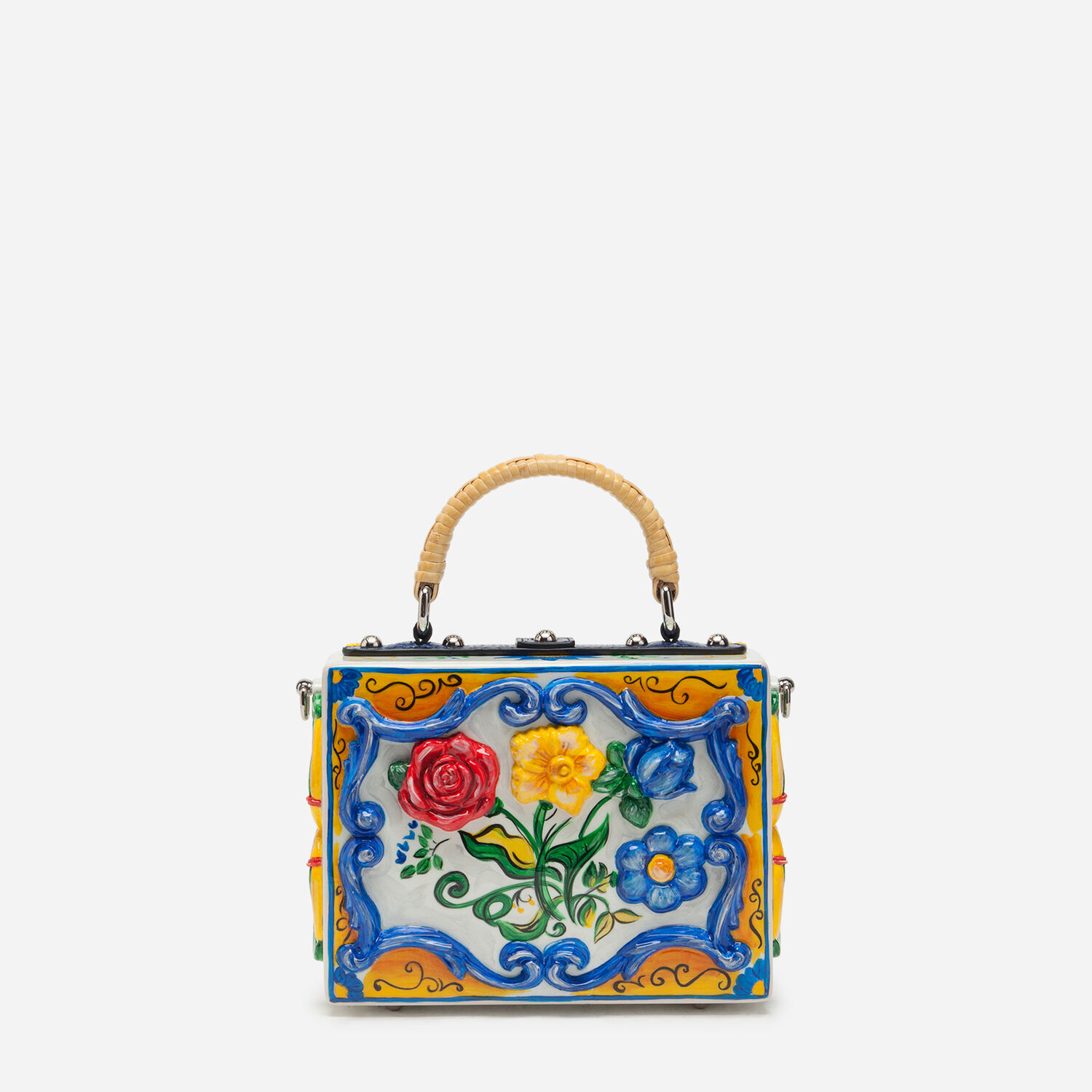 Dolce e Gabbana Majolica-Print Silk Foulard - Tabita Bags – Tabita