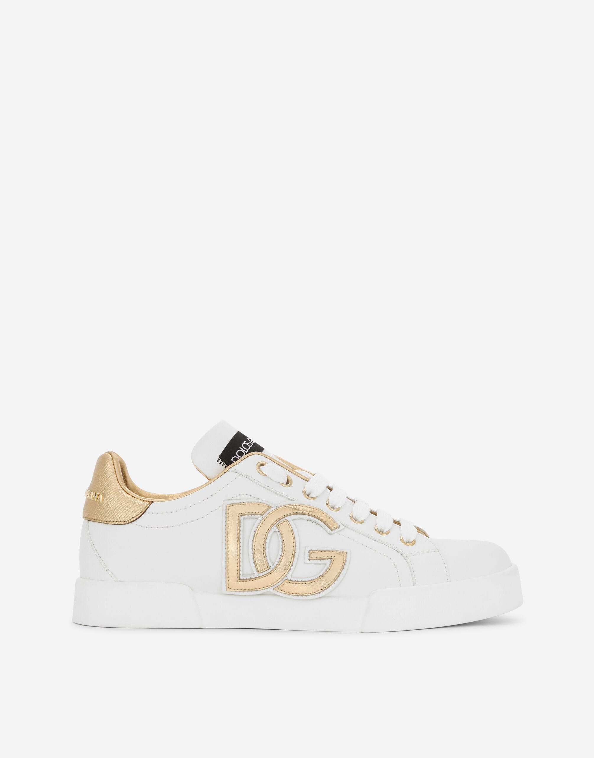 ${brand} Calfskin Portofino sneakers with DG logo ${colorDescription} ${masterID}