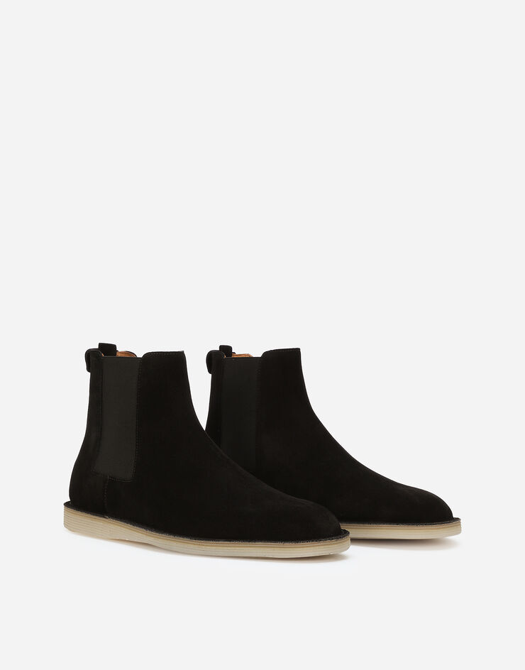 Dolce & Gabbana Suede ankle boots Black A70151AT441