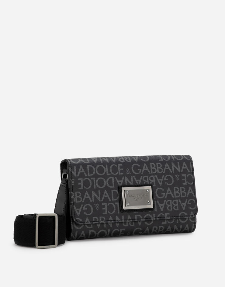 Dolce & Gabbana Umhängetasche aus beschichtetem Jacquard Mehrfarbig BM2332AJ705