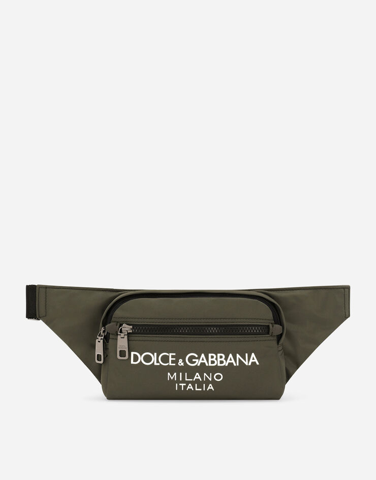 Dolce & Gabbana ナイロン スモール ウエストポーチ グリーン BM2218AG182