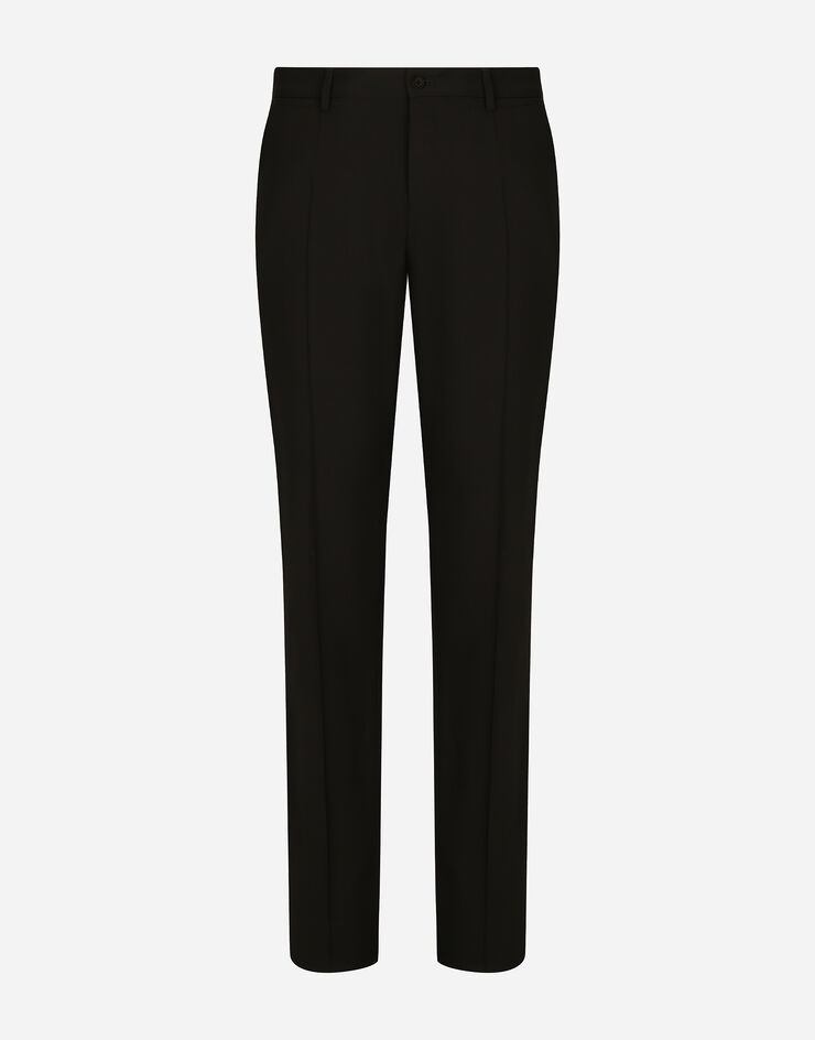 Dolce & Gabbana Tailored stretch twill pants Black GY7BMTFUBBQ