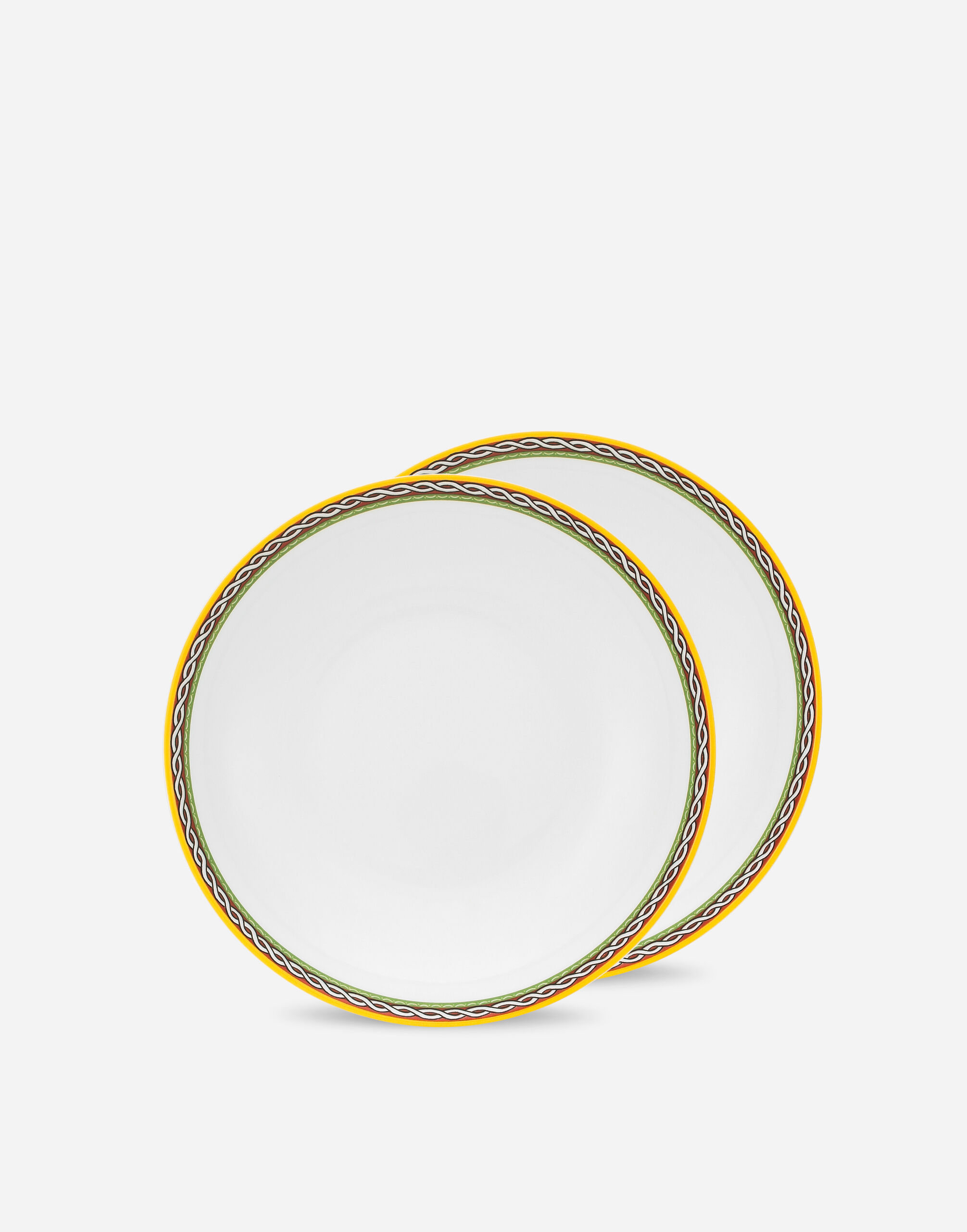 ${brand} Set 2 Porcelain Soup Plates ${colorDescription} ${masterID}