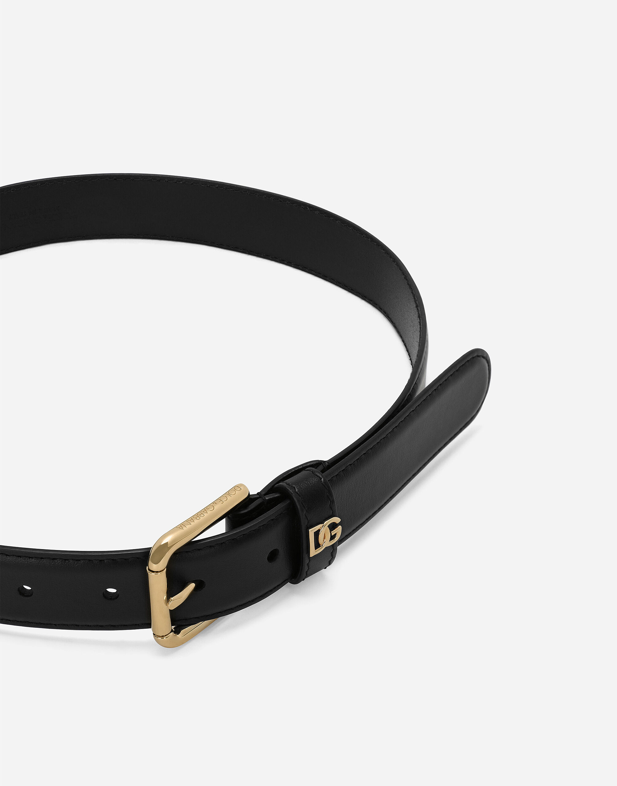 ブラックのウィメンズ DG logo belt | Dolce&Gabbana®