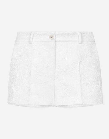 Dolce & Gabbana Brocade shorts White FTC55TFJTBV