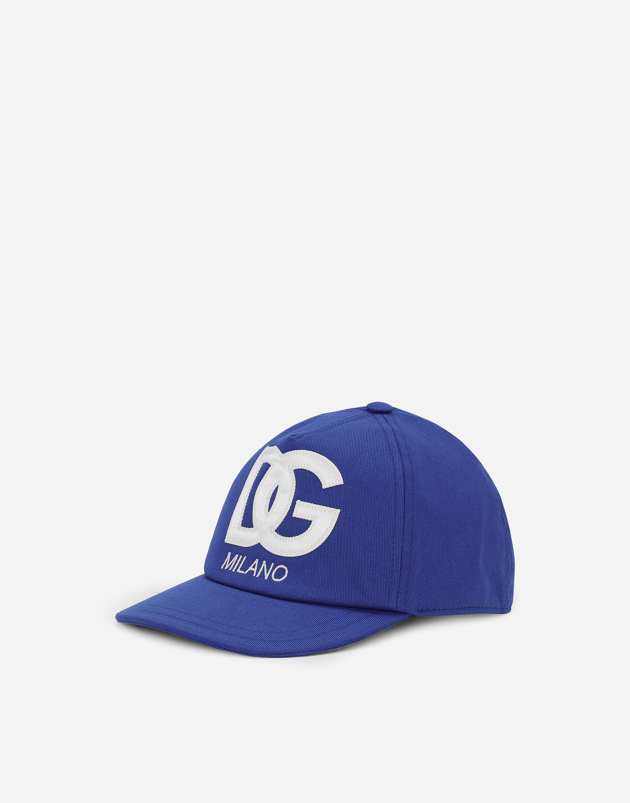 Dolce & Gabbana Baseball cap with DG logo Blue L41F96LD725