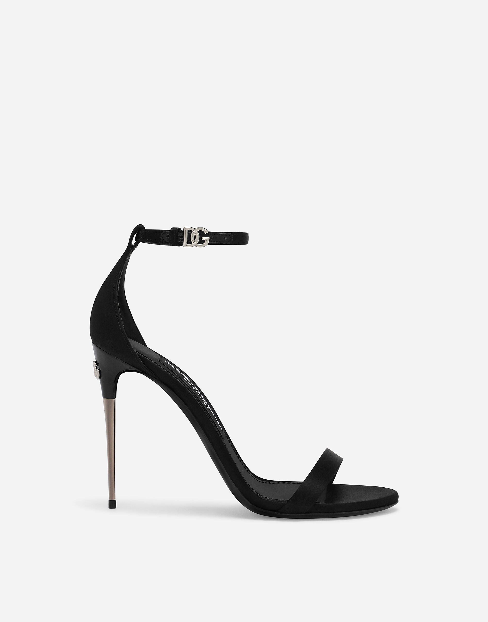 Dolce & Gabbana Satin sandals White CR1354AT848