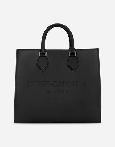 ${brand} Bolso shopper Edge en piel de becerro con logotipo ${colorDescription} ${masterID}