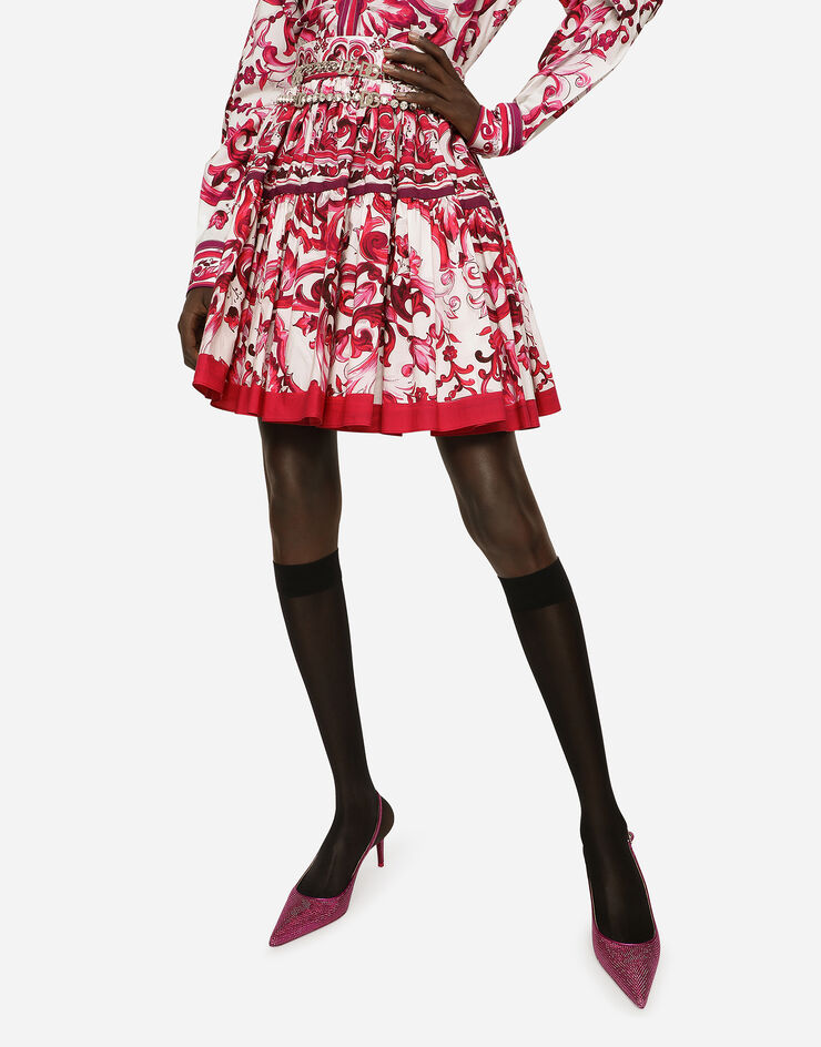 Womens Dolce & Gabbana multi Majolica Mini Dress