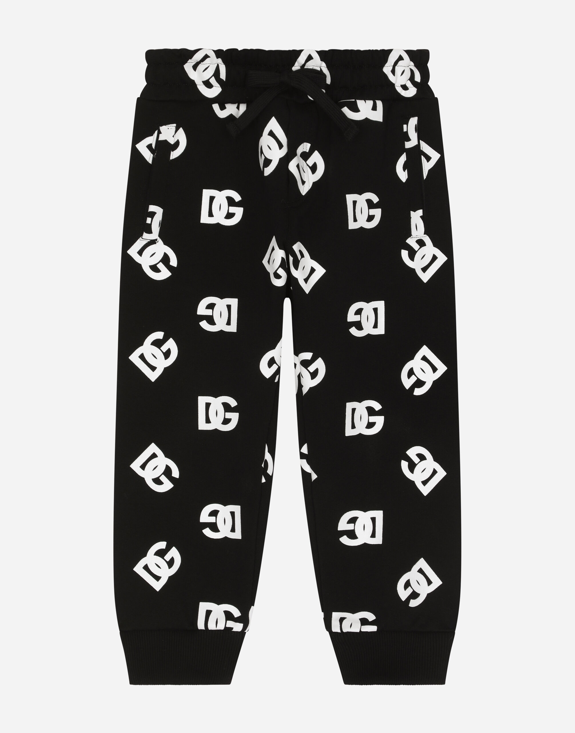 ${brand} Jersey jogging pants with DG logo print ${colorDescription} ${masterID}