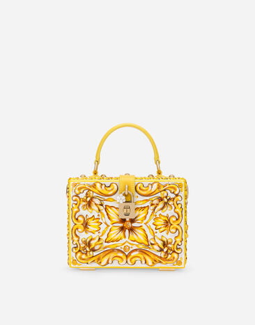 Dolce & Gabbana Dolce Box handbag Yellow BB7277AW050
