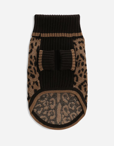 Dolce & Gabbana Wool dog sweater Print GX09KCJBW0E