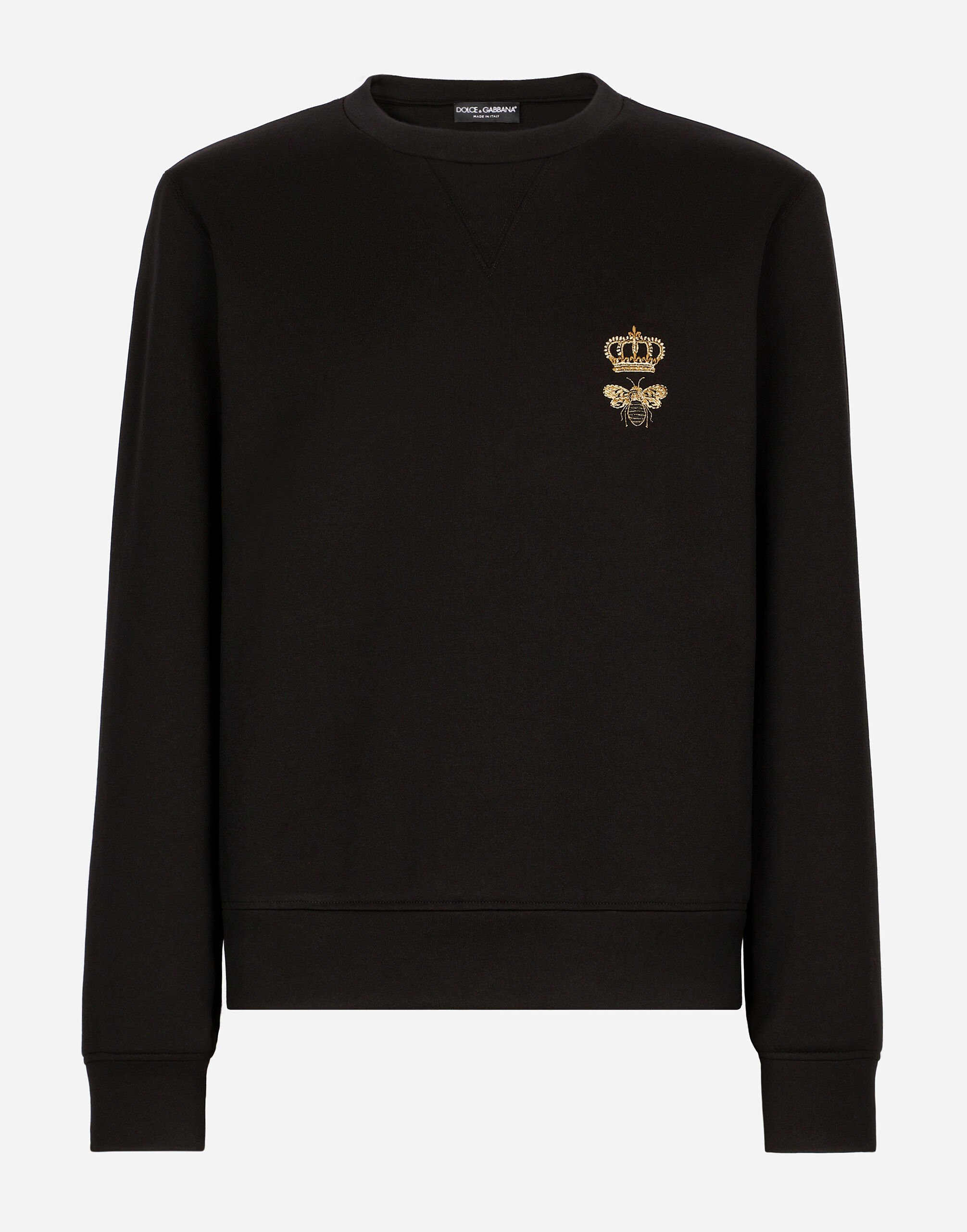 ${brand} Cotton jersey sweatshirt with embroidery ${colorDescription} ${masterID}