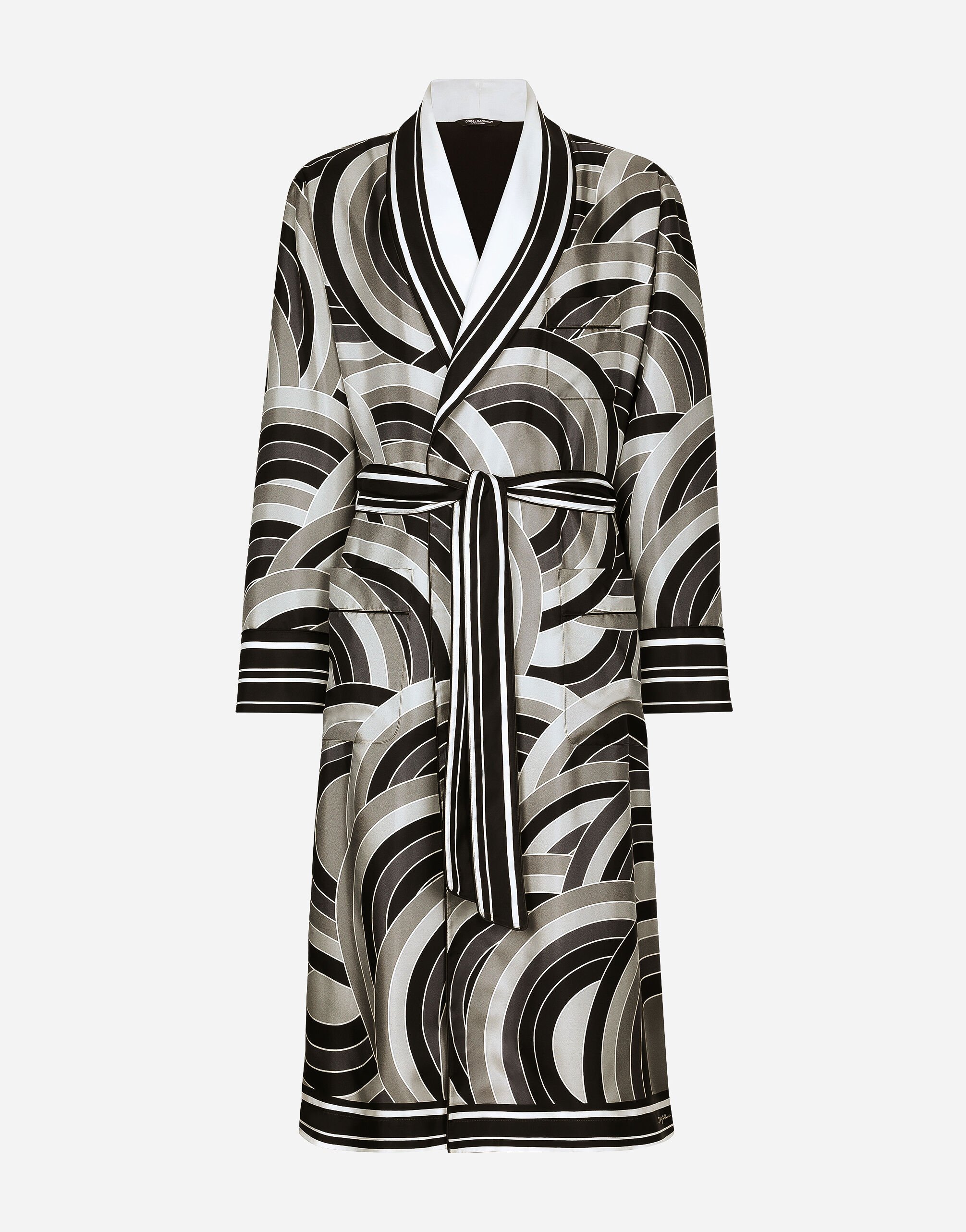 ${brand} Printed silk twill robe ${colorDescription} ${masterID}