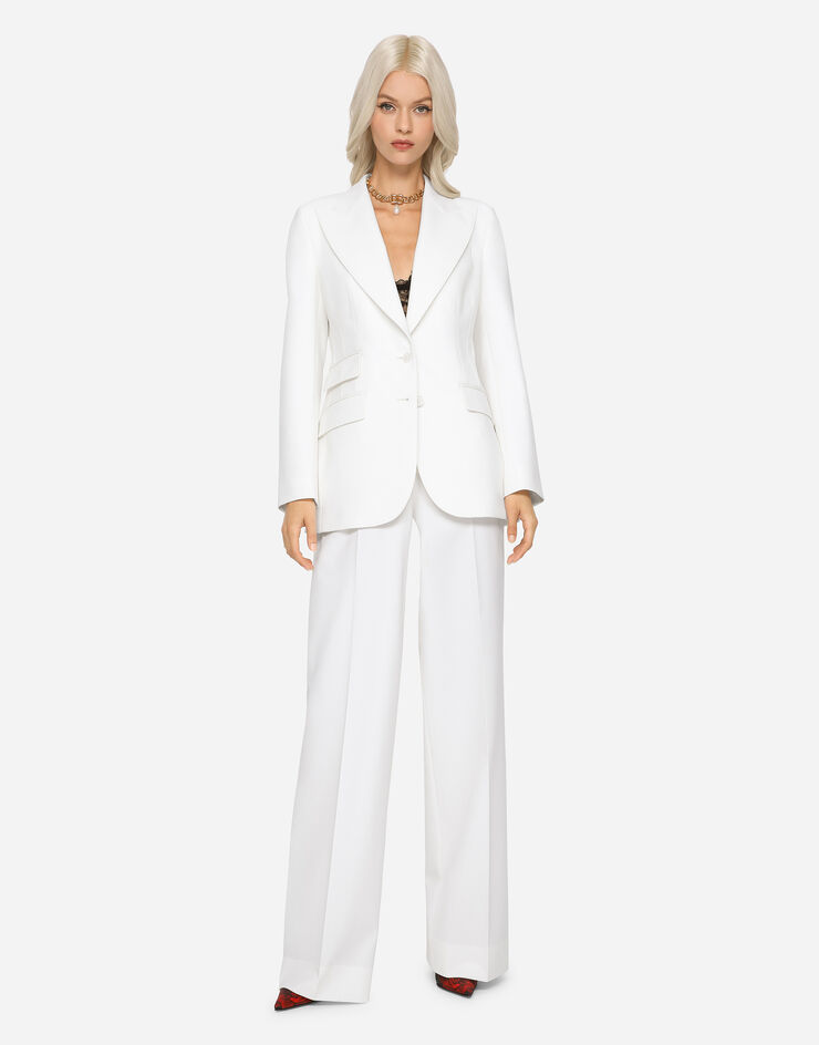 Dolce & Gabbana Wool pants Bianco FTBQZTFUCCS